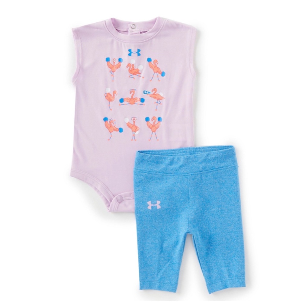 NWT Under Armour Baby girl set (READ)